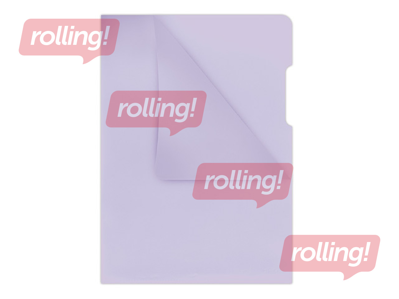 Папка - уголок Donau, A4, 180 mic., глянцевая, фиолетовая