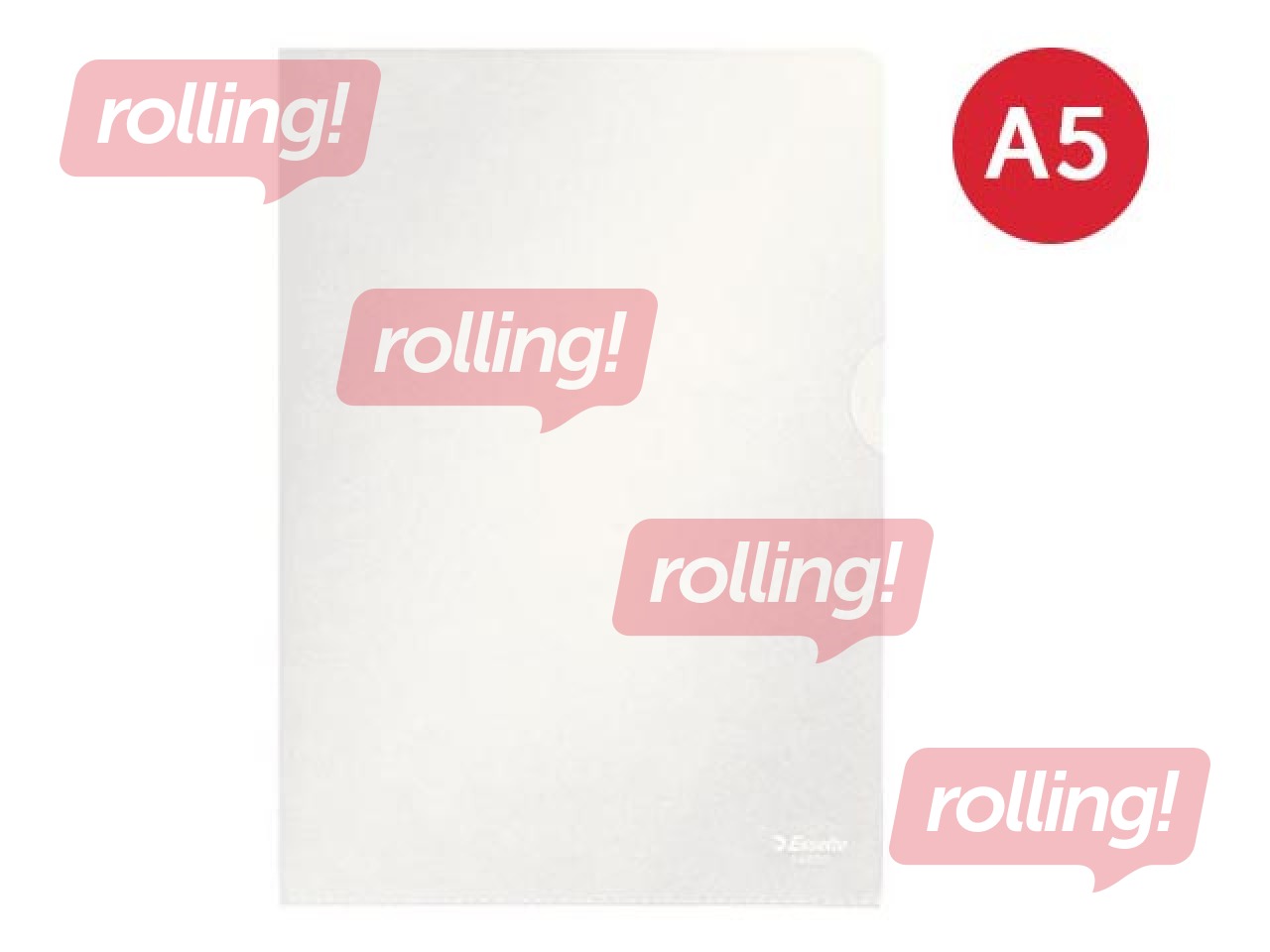 Folder-corner Esselte, A5, matted, transparent, 100 pcs.