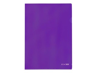 Plastic folder Economix, A4, 180 mic., glossy, purple