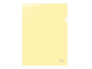 Plastic folder Forofis, glossy, A4, transparent yellow, 115 mic, 12 pcs.