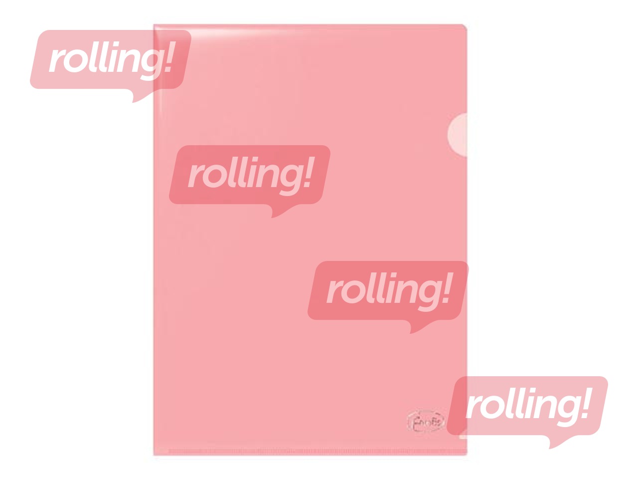 Kilekaaned Forofis, läikivad, A4, läbipaistvad punased, 115 mic, 12 tk.