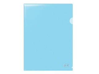 Plastic folder Forofis, glossy, A4, blue, 180 mic, 12 pcs.