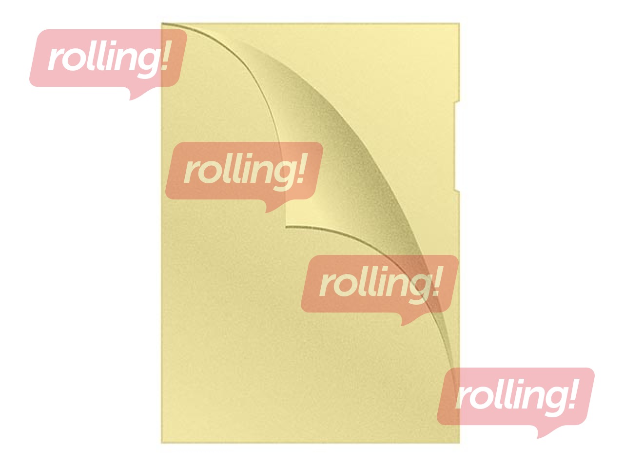 Plastist mapp Q-Connect, A4, 120 mic., matt, kollane, 100 tk.