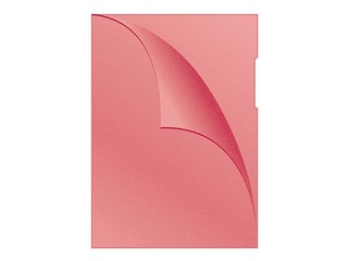 Plastic folder Q-Connect, A4, 120 mic., matted, red, 100 pcs.