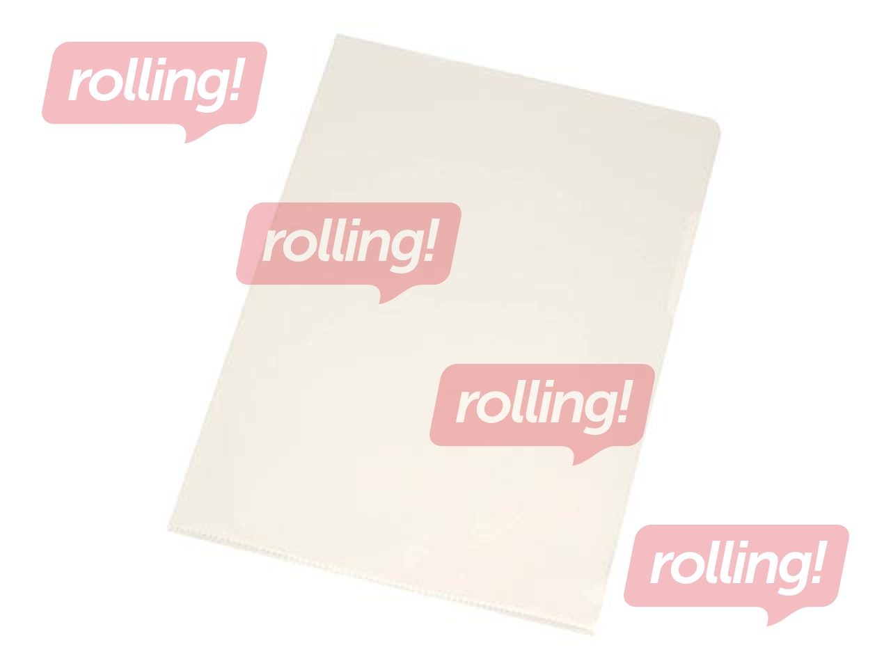 Plastic folder Q-Connect,  A4, 120 mic., glossy, transparent, 100 pcs.