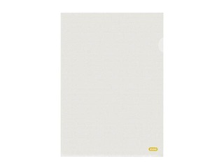 L-kaust taaskasutatud PE-st, Elba, A4, 100 mikronit, läbipaistev