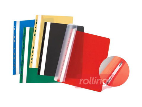 Report file with perforation Forpus, A4, yellow
