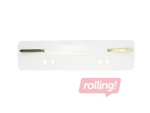 Filing strips, white, 25 pcs.