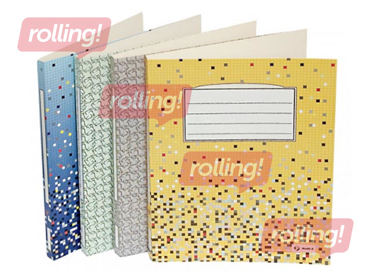 Folder with long strip Multi-S, A4, cardboard, grey