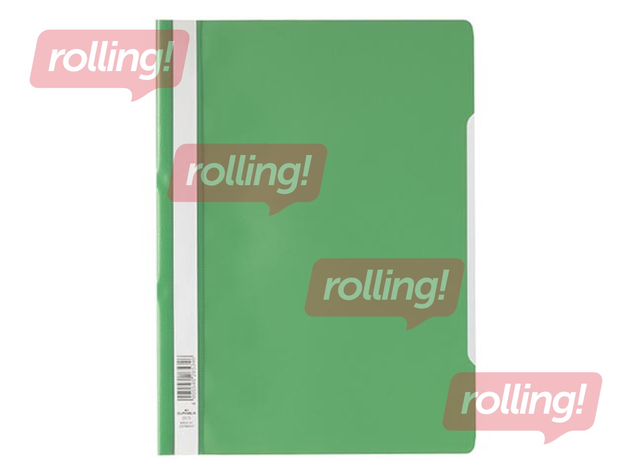 Clear View Folder - Economy, green