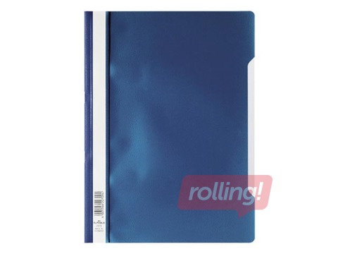 Clear View Folder - Economy, dark blue