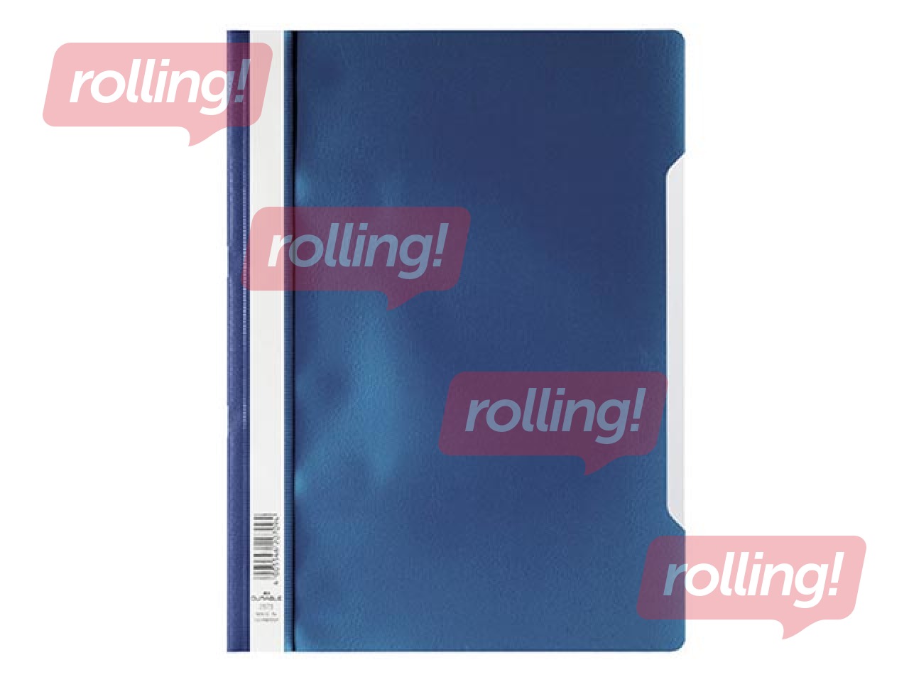 Clear View Folder - Economy, dark blue