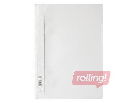 Clear View Folder - Economy, white