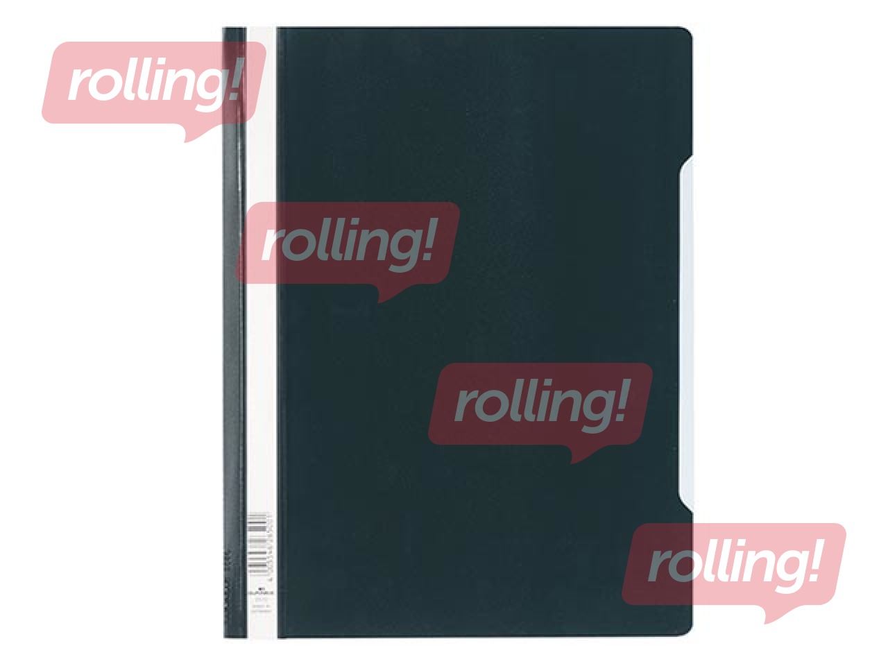 Clear View Folder Durable, A4+, black