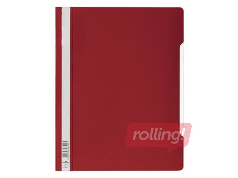 Clear View Folder Durable, A4+, red