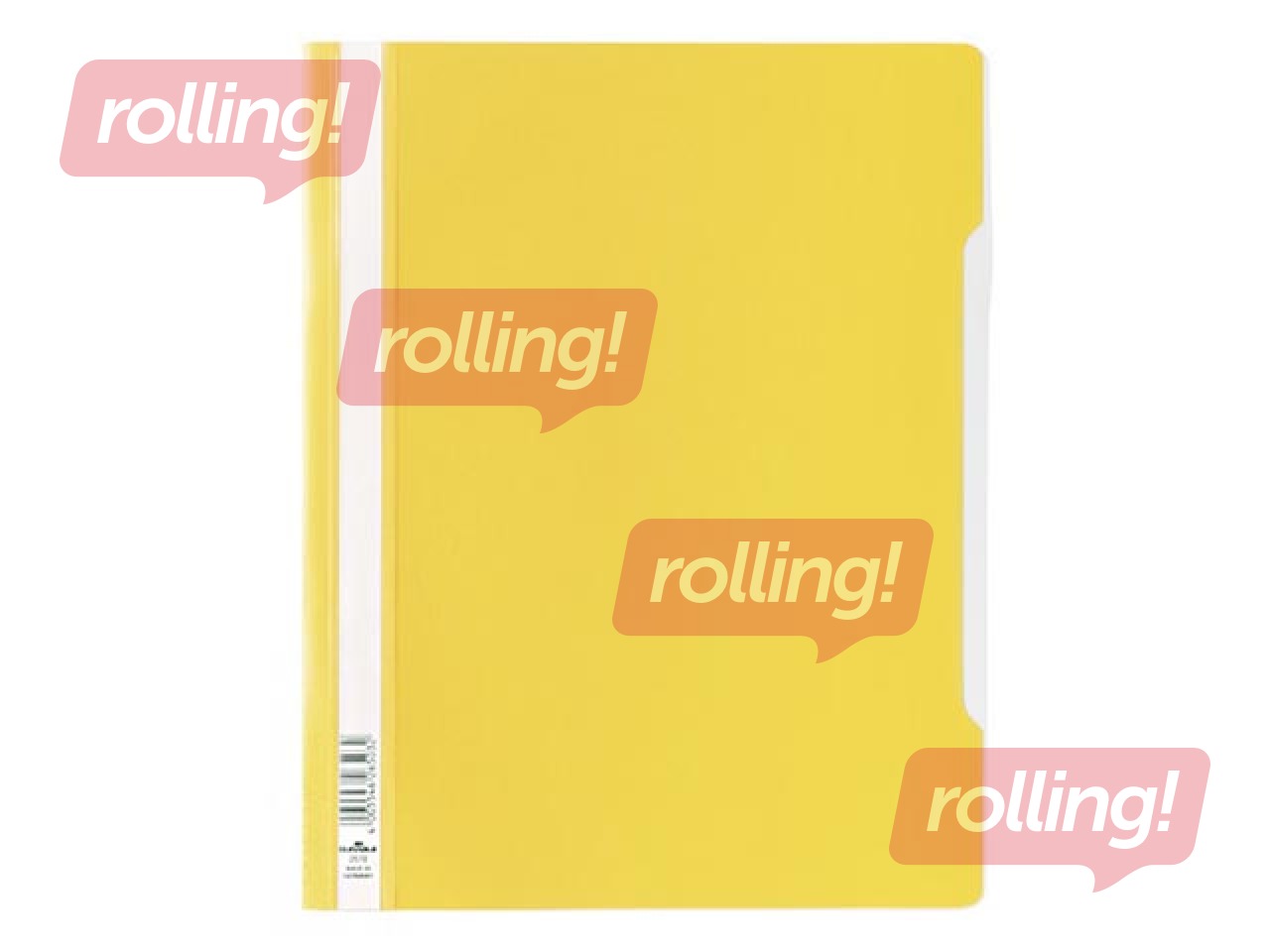 Clear View Folder Durable, A4+, yellow