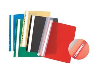 Report file with perforation Forpus, A4, red