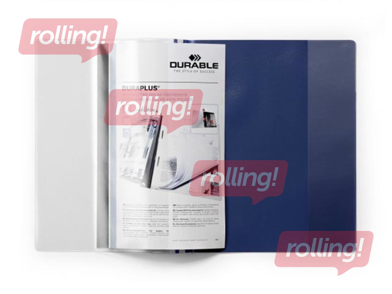 Document folder Duraplus, A4+, black