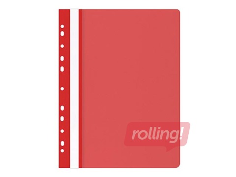 Report file with perforation Office Products, A4, red