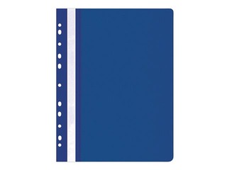 Mape ātršuvējs Office Products ar perforāciju, A4, tumši zila