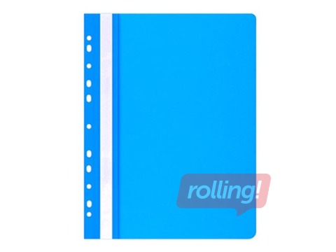 Папка - скоросшиватель Office Products с перфорацией, A4, синяя