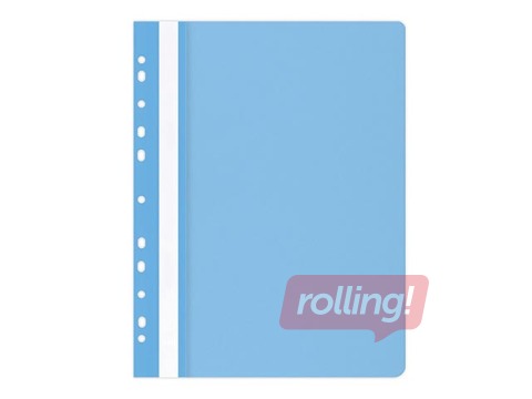 Report file with perforation Office Products, A4, light blue