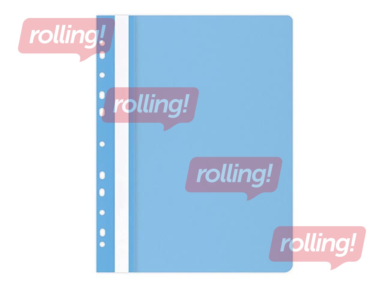 Report file with perforation Office Products, A4, light blue