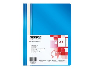 Папка - скоросшиватель Office Products, A4, синяя