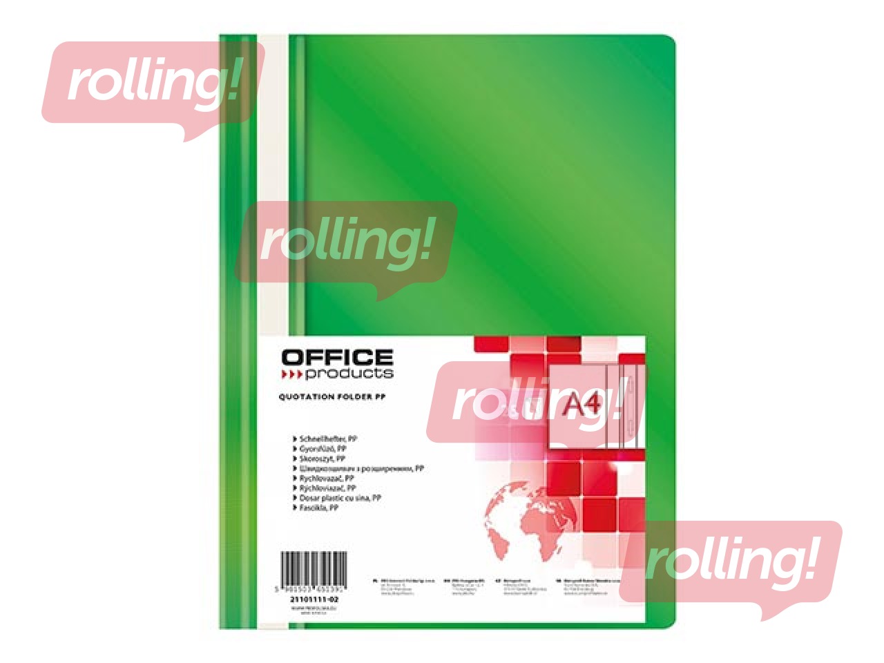 Aruandefail Office Products, A4, roheline