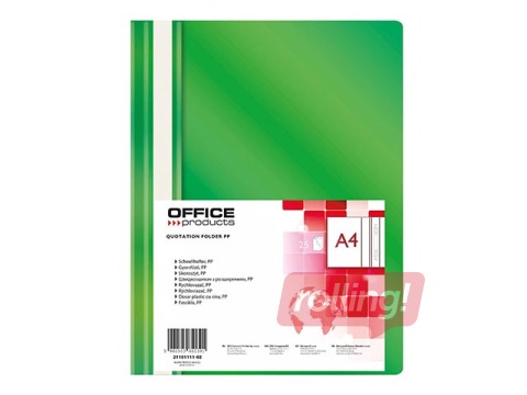 Report file Office Products, A4, green