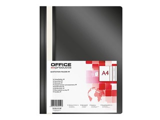 Папка - скоросшиватель Office Products, A4, черная