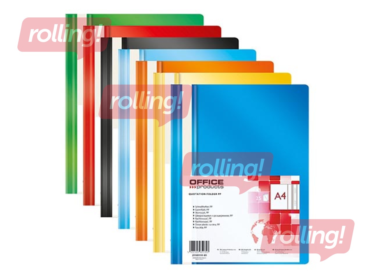 Aruandefail Office Products, A4, kollane