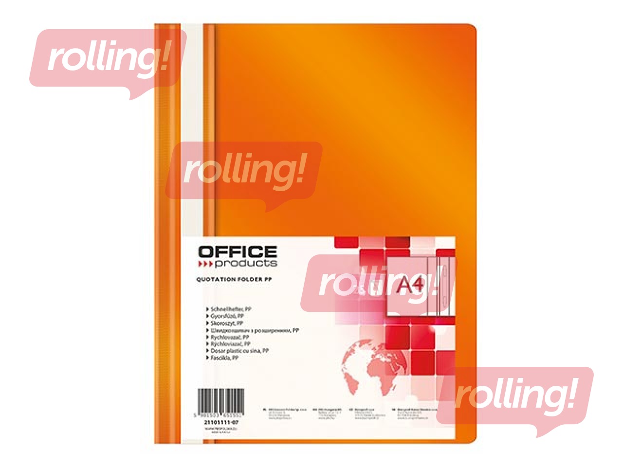 Report file Office Products, A4, orange