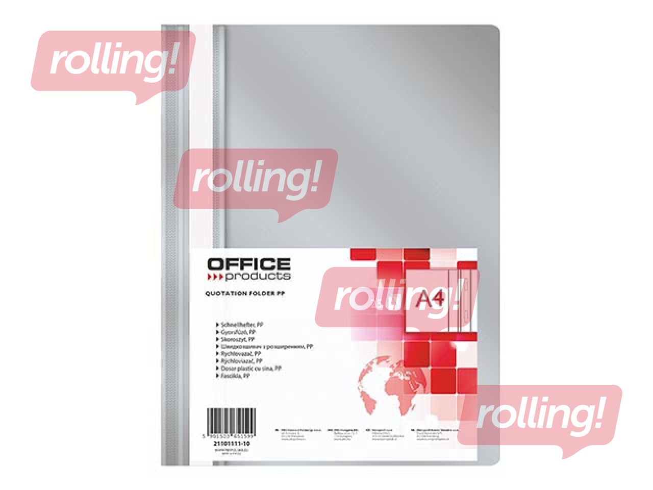 Report file Office Products, A4, grey