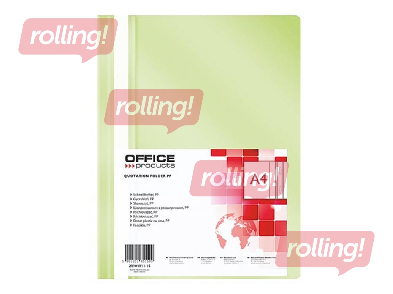 Aruandefail Office Products, A4, heleroheline