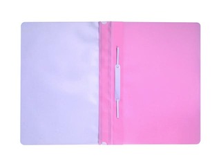Clear view folder Concorde, A4, pastel pink