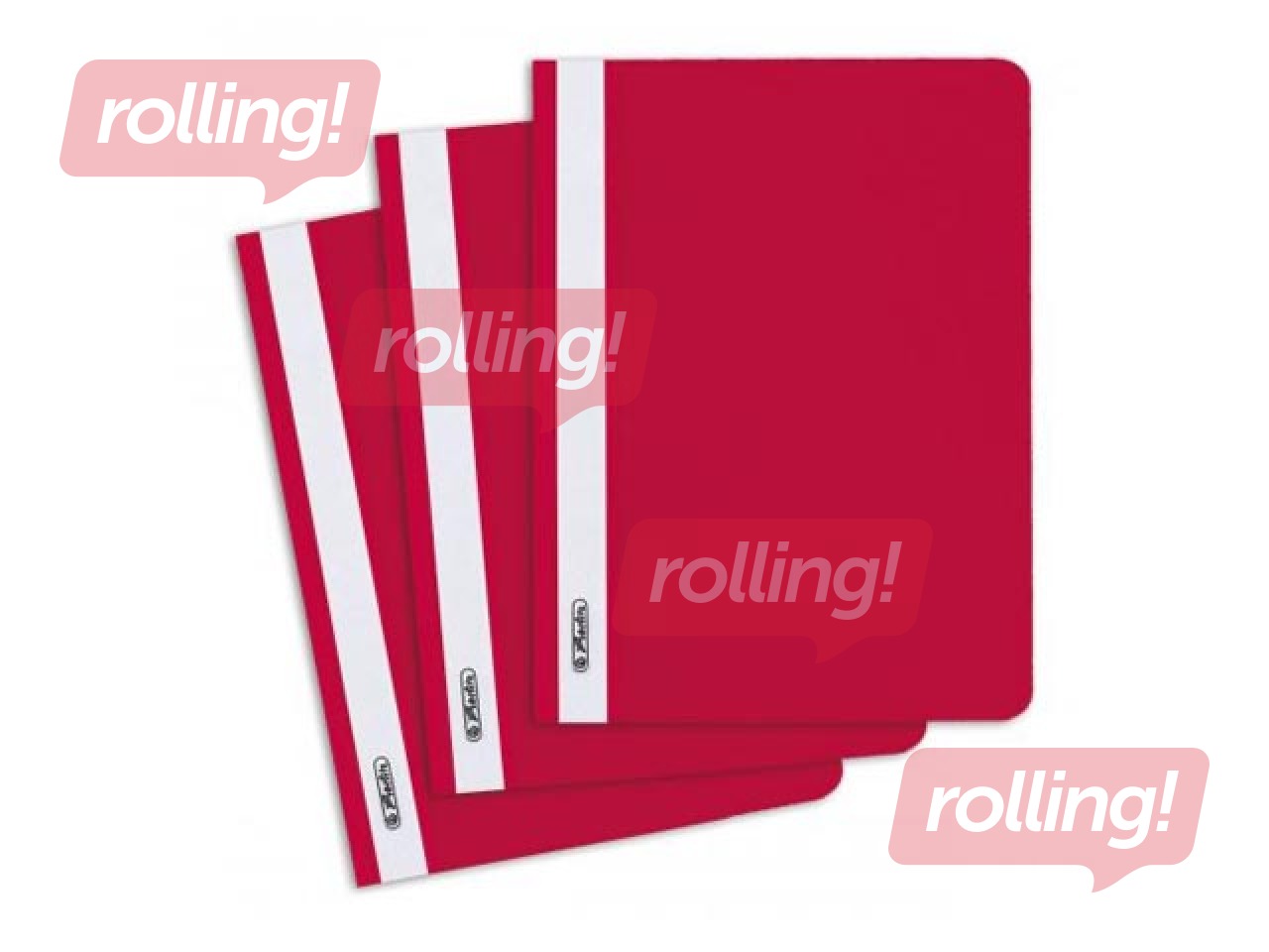 Fastener Folder Herlitz, A5, Red