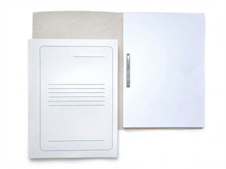 Fastener folder SM·LT, A4, cardboard, white
