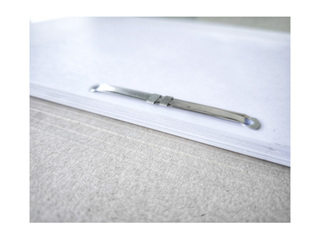 Mape ātršuvējs SM·LT, A4, kartona, balta