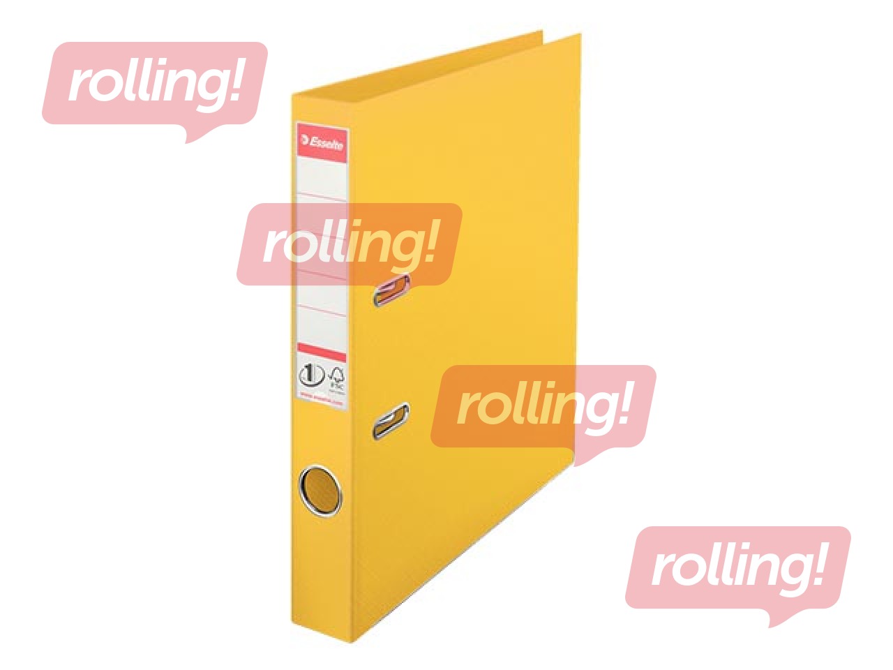Lever arch file Esselte No.1 Power, A4, yellow, 50mm