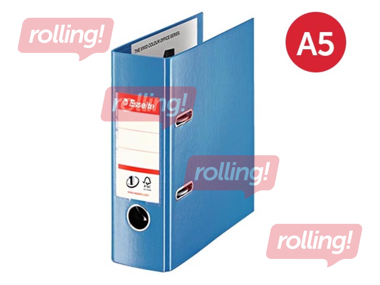 Registraator Esselte No.1 Power, A5, sinine, 75mm