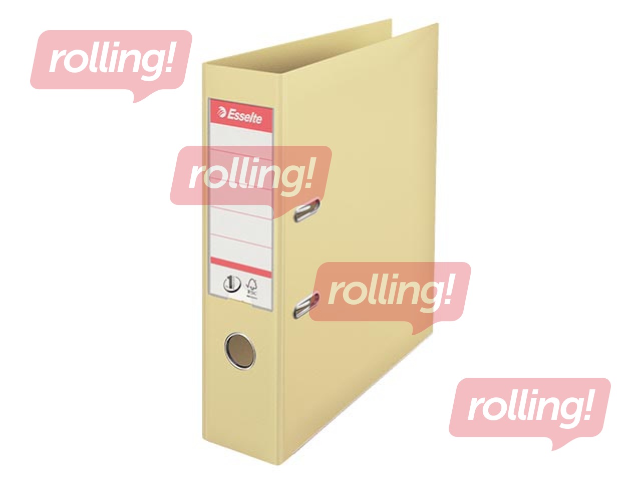 Registraator Esselte No.1 Power, A4, seemisnaha tooni, 75mm