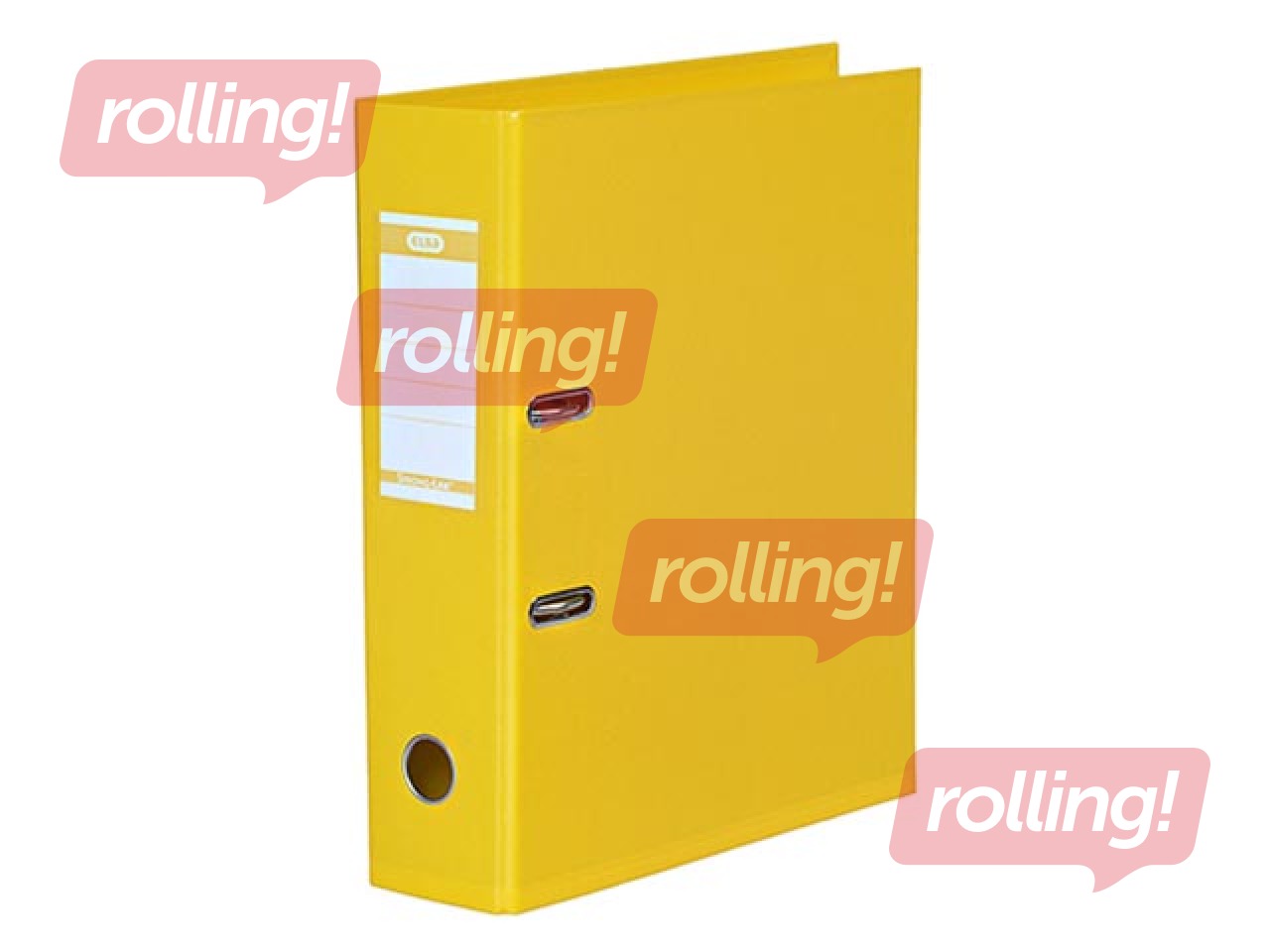 Registraator Elba Strong-Line, kollane, A4, 80mm