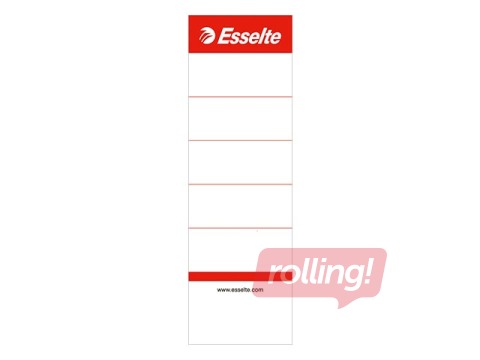 Vahetatav silt registraatorile Esselte LAF 75mm, kott/100