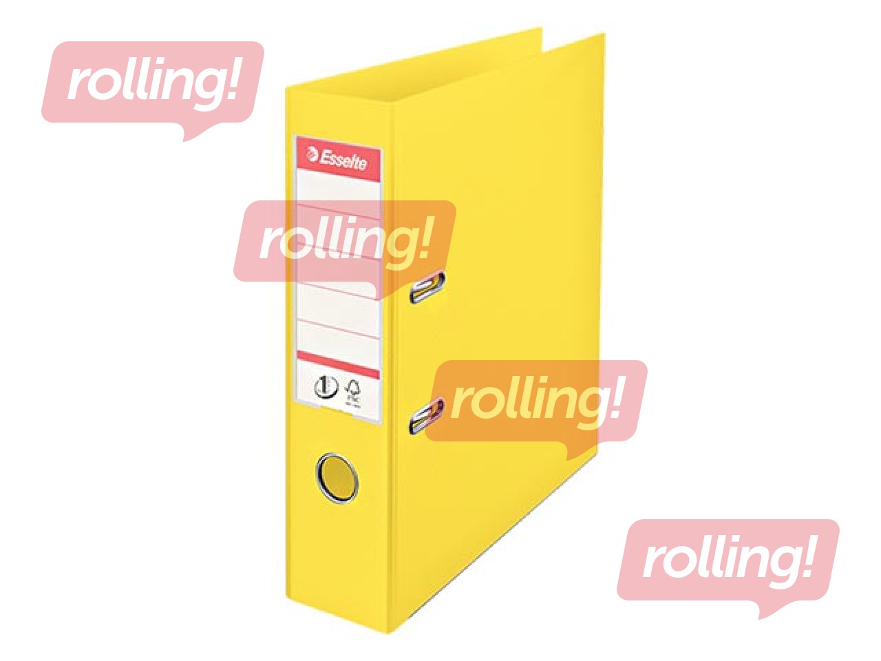 Registraator Esselte Vivida No.1 Power, A4, kollane, 75mm