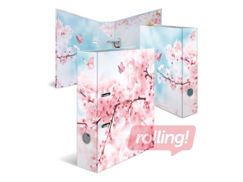 Folder register with flovar print, A4, 70mm