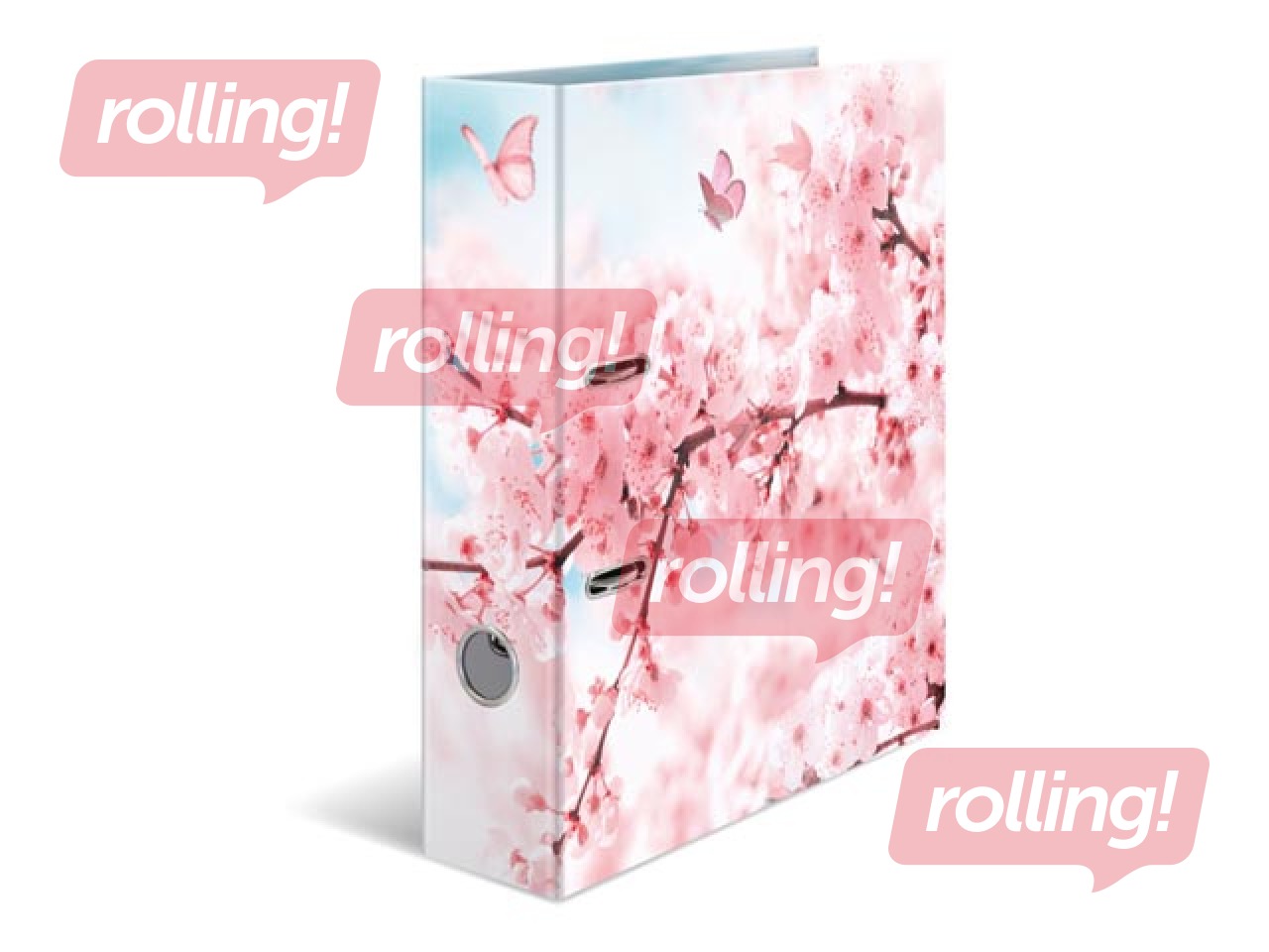 Folder register with flovar print, A4, 70mm