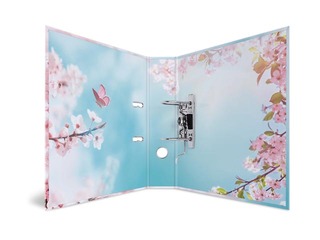 Folder register with flovar print, A4, 70mm