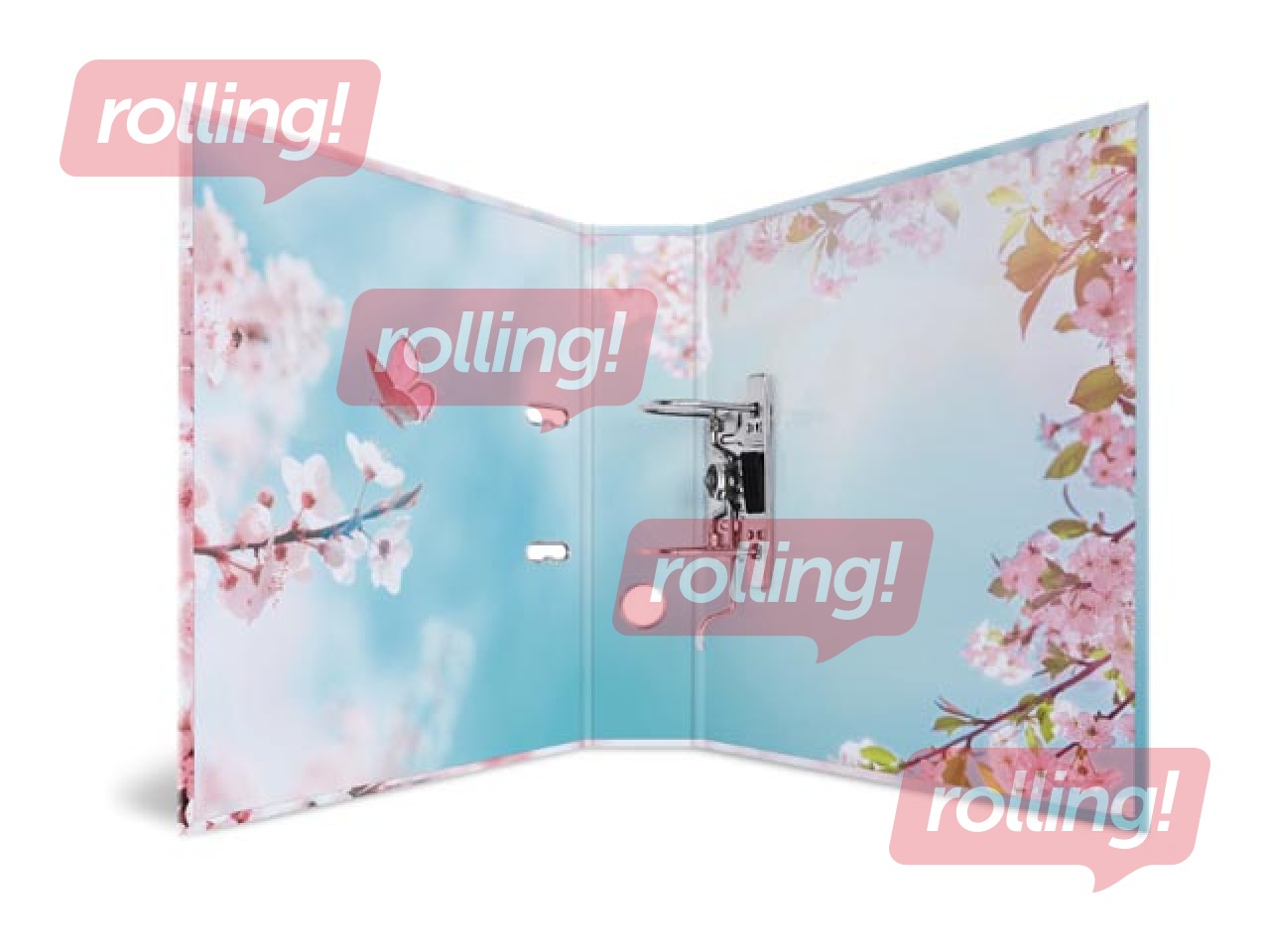 Folder register with flovar print, A4, 70mm