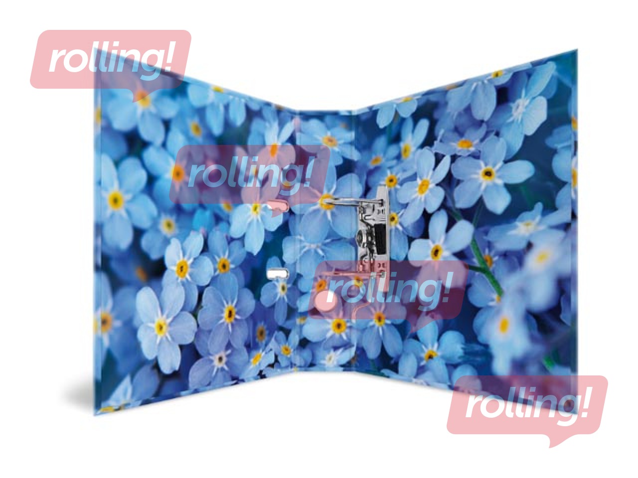 Registraator õitemustriga, A4, 70mm